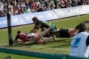 Rodd Penney. Northampton Saints v Saracens. Franklin's Gardens, Northampton. 24/04/2010. Nikon D200 - 1/2500 sec @ f4.5, ISO 500 (1027_0186.jpg)