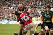 Soane Tonga'uiha. Northampton Saints v Saracens. Guinness Premiership semi-final. Franklin's Gardens, Northampton. 16/05/2010. Nikon D200 - 1/1250 sec @ f5.3, ISO 640 (1037_0229.jpg)