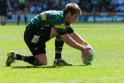 Stephen Myler. Northampton Saints v Perpignan. Heineken Cup semi-final. Stadium MK, Milton Keynes. 01/05/2011. Nikon D200 - 1/800 sec @ f5.6, ISO 640 (1074_0148.jpg)