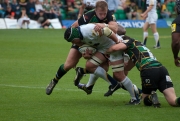 Roger Wilson and Phil Dowson. Northampton Saints v Leeds Carnegie. Franklin's Gardens, Northampton. 07/05/2011. Nikon D200 - 1/640 sec @ f5.6, ISO 500 (1075_0020.jpg)