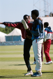 Courtney Walsh and Ian Bishop