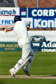 Unknown Essex batsman hooking