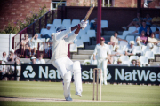 Unknown Essex batsman hooking