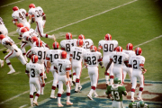 Browns doing sprints