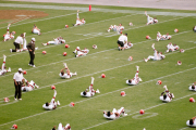 Browns stretching