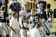 Bob Golic and Howie Long on the sideline