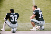 Marcus Allen and Howie Long