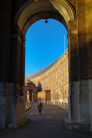 Morning sun at City Hall