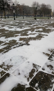 Snow at College Green