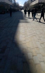 Shadows on Cathedral Walk