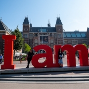 I Amsterdam sign at the Rijksmuseum