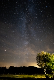 Milky Way with foreground