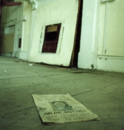 Old Newspaper in a Derlict House