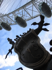 Dali Clock and London Eye