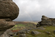 Rainbow over Dartmoor
