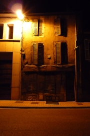 French House at Night