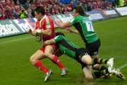 Munster Player Tackled