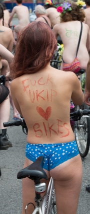 Bodypainted Slogan