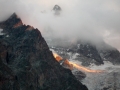 Sunset on La Meije