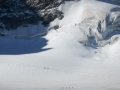 Walkers on La Maije Glacier