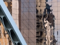 Millennium Footbridge and Reflected Buildings