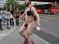 Naked Unicyclist